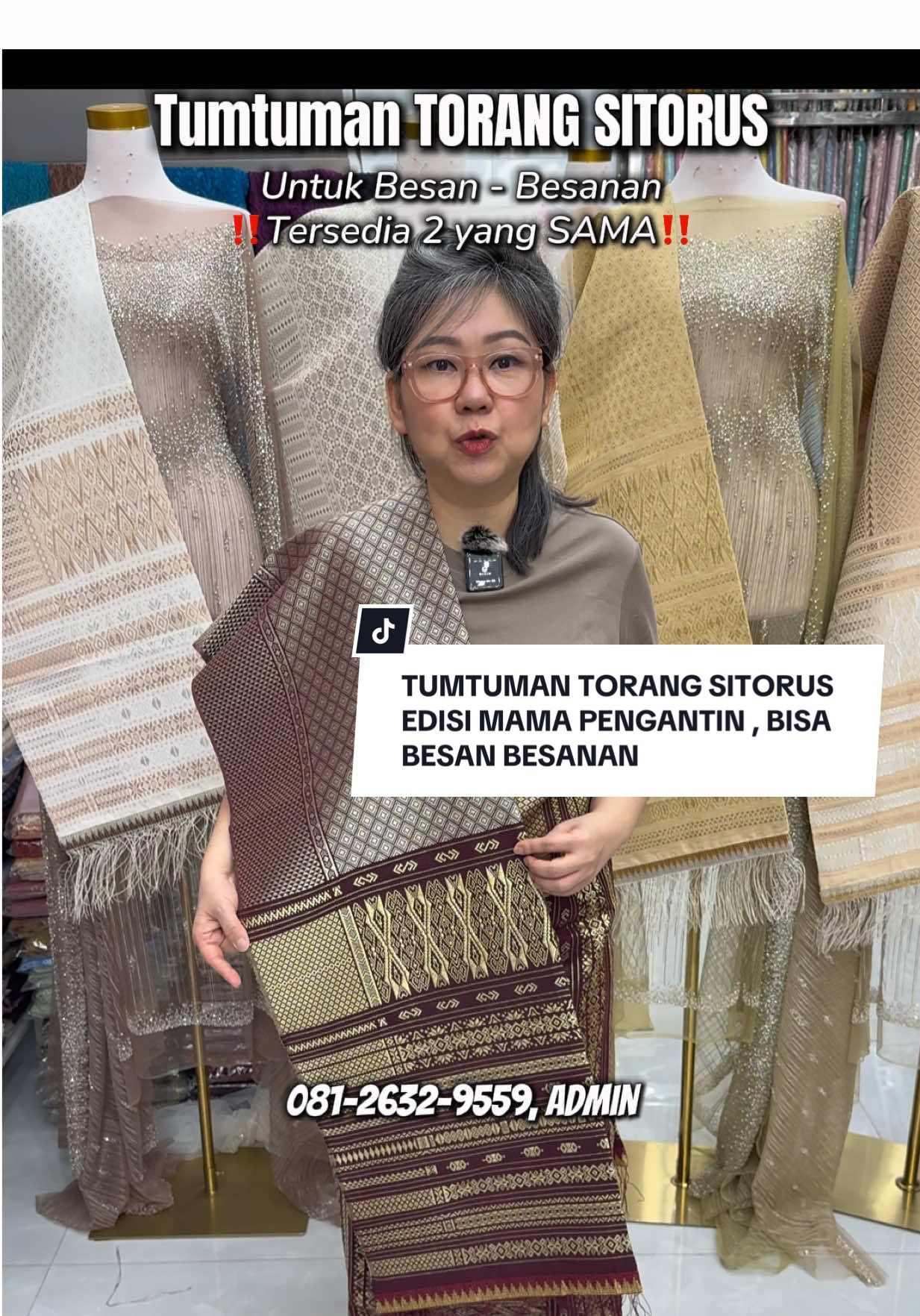 Timtuman ASLI TORANG SITORUS..  .. Khusus Besan - Besanan 🤩 Yuk, Mama Mama Pengantin yg mau kawinkan anak.. Yg mau besan besanan seragam an tumtuman nya.. Ini 3 pilihan Tumtuman dijamin pasti suka dan bagus.. dipakai di pesta aura mama” oldmoney nya pasti keluar😛 .. Hanya di V.V.Textile, Reseller Terlengkap & Terlama nya TORANG SITORUS.. Dan hanya di V.V.Textile yg ada Promo pengambilan 2 Set harga 9,5jt, 3 Set harga 14 juta (Promo Pengantin) 😙 .. Cus , Buruan chat admin sebelum kehabisan karna warna” begini jamin laku keras😍😏 .. 📲Online WA 08126329559 , ADMIN 🏡 Toko Offline : Jln Perniagaan No.167 Medan .. #fyp #tumtumantanpasambung #bagasnitorang #vvtextile #torangsitorus 