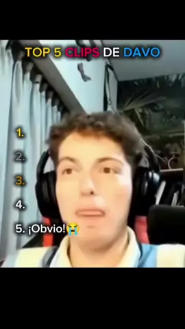 TOP 5 Clips de Davo 😎 #top5 #mejoresmomentos #davo #davooxeneize #fyp 