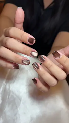 ลูกแก้วสีน้ำตาลที่ถูกต้อง 🤎#ช่างพลอยหมูอ้วน  #เล็บเจลสีน้ําตาล  #สีลูกแก้วน้ําตาล #สีลูกแก้ว 