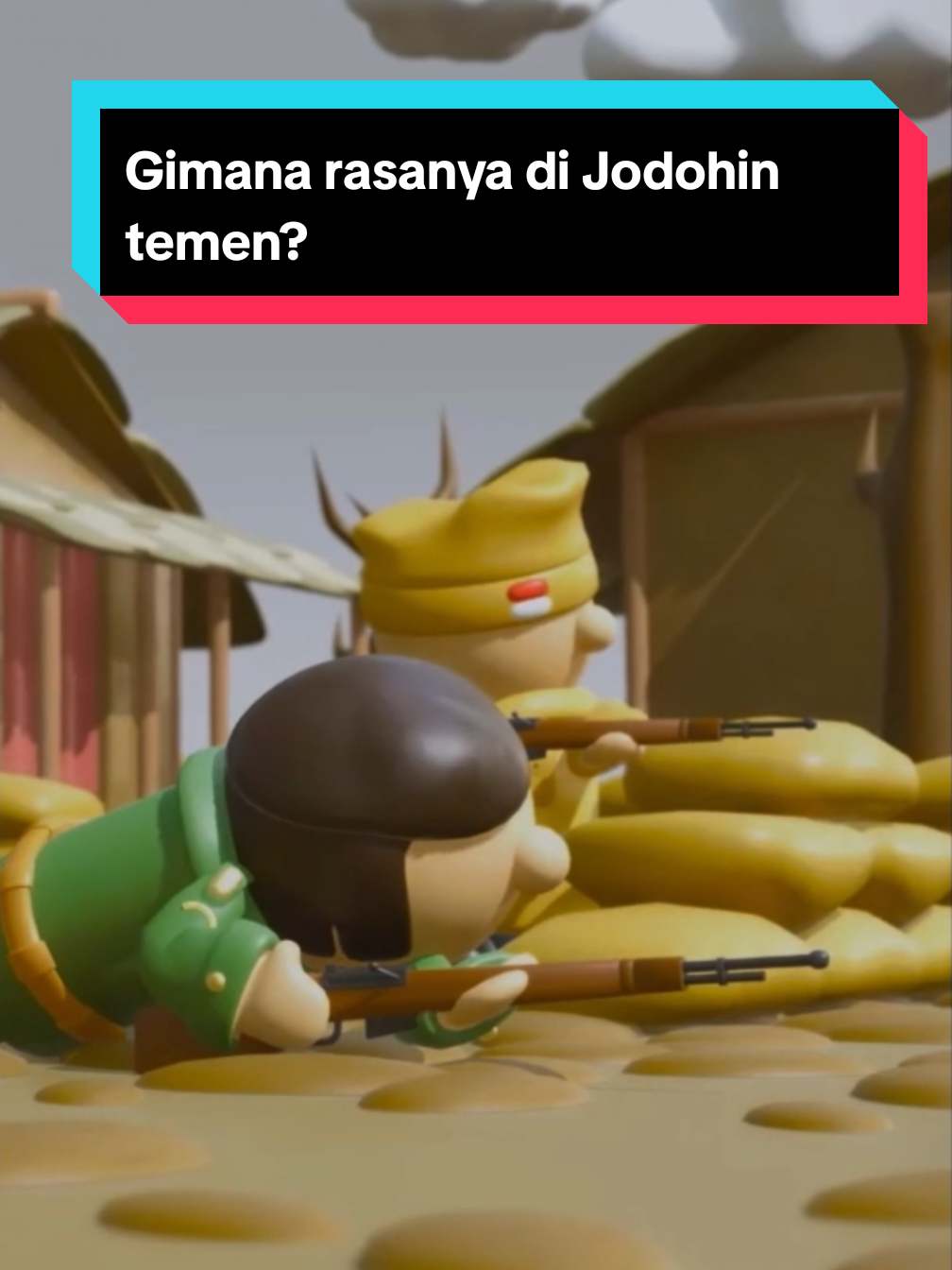 Gimana rasanya di Jodohin Temen? Fullnya ada di YouTube ya :) #g30 #animasilucu #pierretendean #pahlawanrevolusi  #nasution #kemerdekaanindonesia #animasiindonesia #pionik #g30s #kemerdekaan #animasiindonesia #adeirmasuryani #pahlawan #merdeka #lubangbuaya #sejarahindonesia 