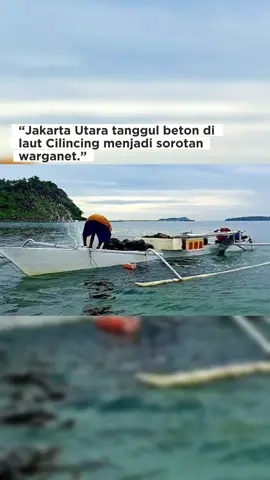 Viral tanggul beton di Laut Cilincing bikin nelayan terpaksa memutar jauh 🚤 Dinas SDA DKI Jakarta menegaskan, pembangunan ini bukan kewenangannya. Perizinan disebut ada di Kementerian Kelautan dan Perikanan (KKP) serta wilayah Pelabuhan Marunda. Bagaimana menurut kalian, apakah proyek ini lebih banyak mudarat atau manfaatnya? 🤔👇” #TanggulBeton #Cilincing #JakartaUtara #ViralNews #DetikNews 