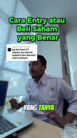 Replying to @zakiii Cara Entry atau Beli saham yang benar #saham 