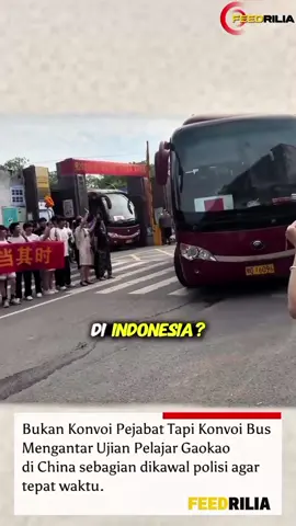China menyiapkan ribuan bus untuk antar pelajar mengikuti ujian Gaokao. Di beberapa kota, konvoi bus ini dikawal polisi agar siswa tiba tepat waktu. 📌Disclaimer : Konten Ini Bersifat Edukasi, Informasi, Dan Meningkatkan Kesadaran. Support : @feedrilia  #fyp #tiktok #trending #viral #beranda 