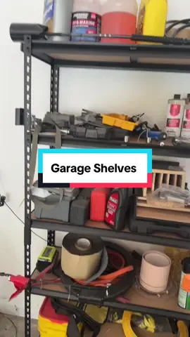 Garage shelves #organixe #organization #garageorganization #shelves #tiktokshopcreatorpicks 