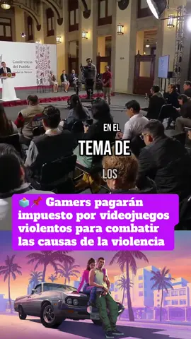🗳📌 EL NUEVO IMPUESTO A VIDEOJUEGOS VIOLENTOS ES PARA ATENDER LAS CAUSAS DE LA VIOLENCIA El secretario de Hacienda aseguró que la propuesta de cobrar un 8% extra a los videojuegos violentos no busca recaudar dinero, sino “atender las causas de la violencia”. Aunque no explicaron cómo ese cobro ayudaría a reducir la violencia en el país.  Lo que sí aseguró es que la medida viene del Gabinete de Seguridad, no de la parte fiscal. Según el gobierno no se espera ingresos relevantes por ese impuesto (nomás 183 millones de pesos), pero es parte de su estrategia de seguridad. #sheinbaum #impuestos #videojuegos #paqueteeconomico 