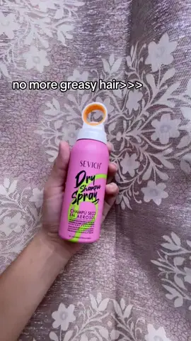 no more greasy hair with dry shampoo spray by sevich #fyp #dryshampoo #sevich #hair #wlw 