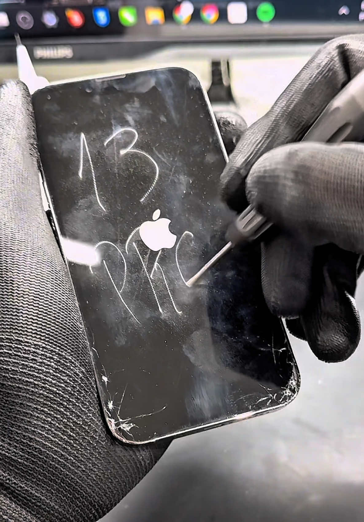 ✅ Recuperação de tela original  📲 iPhone 13 Pro  #iphone #iphone13pro #tela #original 