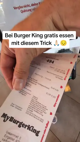 So kannst du kostenlos bei Burger King essen #burgerking #LifeHack #hack #burger #burgerkinghacks 