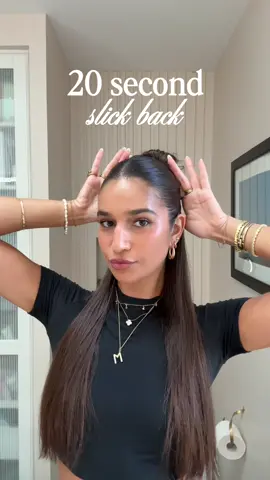 New character unlocked with @Nexxus Hair Care Slick Stick ✨ the easiest way to transform wash day hair into a polished, slick-back look.  Lightweight, easy to use, and you can now grab it at Shoppers Drug Mart !! #slickback #drugstorefind #NexxusPartner #hairstyle #hairtutorial 