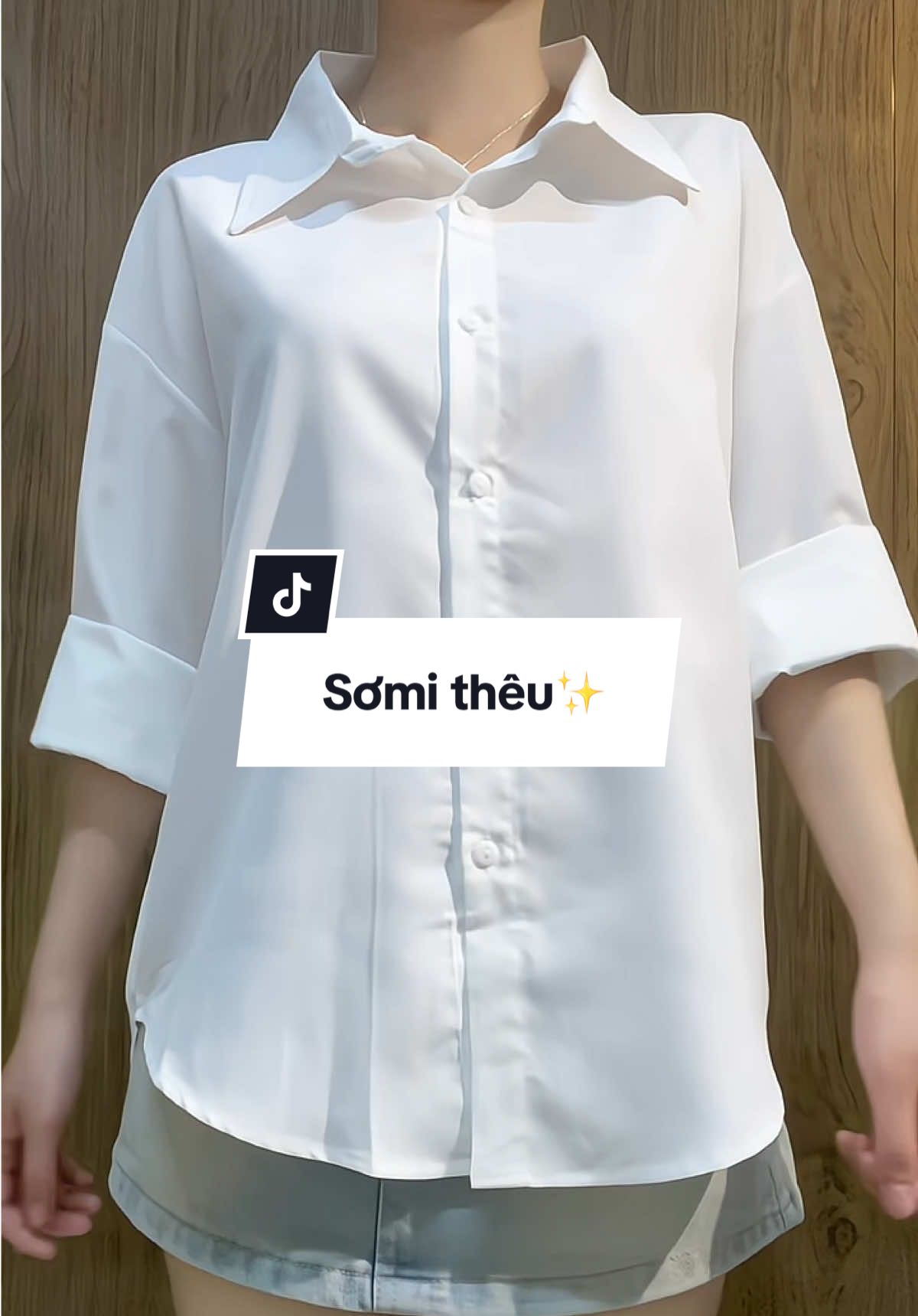 Áo sơ mi thêu tay dài dày dặn ✨#aosomi #somitrang #aosomidaitay #xh 