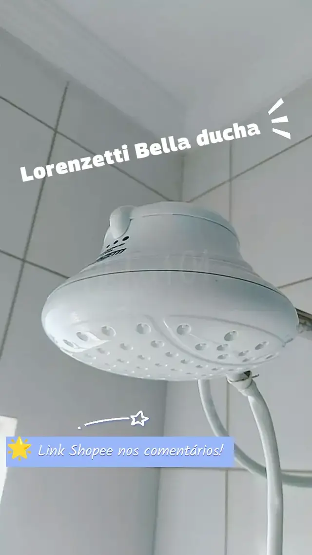 A Bella Ducha 4 temperaturas da Lorenzetti é a escolha perfeita para quem quer conforto, praticidade e economia no banho. Com seu grande espalhador, oferece uma experiência mais agradável, enquanto as 4 opções de temperatura garantem o banho ideal em qualquer estação do ano. Compatível com aquecedores solares, amplia sua eficiência energética. Produzida com resistência de troca rápida e design prático, proporciona durabilidade e facilidade na manutenção. Ideal para modernizar e deixar seu banheiro ainda mais funcional. #ducha  #casa #banho #lorenzetti  #chuveiro