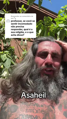 Respondendo a @sus 🔨  Professor é PAGÃO? Vou deixar de seguir (fracos e imaturos)  Professor é PAGÃO? Admiro mais ainda por ser sinceiro, verdadeiro, e não iludir ninguém com religião e política (fortes e maduros)  Asaheil.  #mentalidade #masculinidade #autoconhecimento #desenvolvimentopessoal #espiritualidade