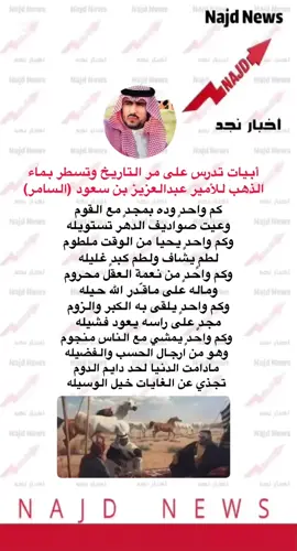 #اخبار_نجد #عبدالعزيز_بن_سعود_السامر #جزل_الابيات #تجارب_الحياة #ترندات_تيك_توك 