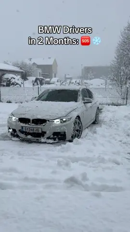 where the fun begins..#bmw #snow #f3x #stuck