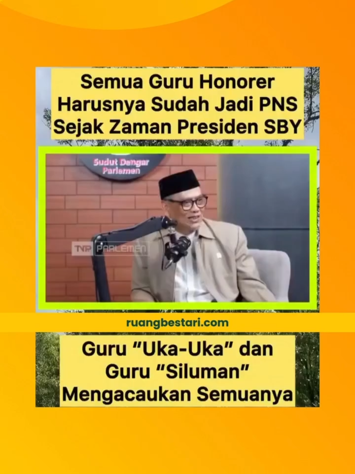 Harusnya semua guru honorer sudah diangkat menjadi PNS di zaman Presiden SBY. Hanya saja timbul masalah di pendataan. #guru #honorer #pns #pppk #PPPK