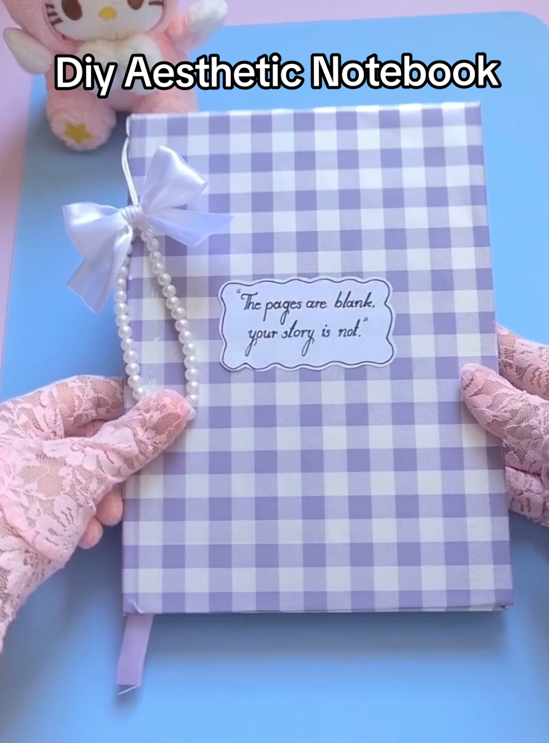 Diy Aesthetic Notebook 📚 #diynotebook #aestheticnotebook #viral 