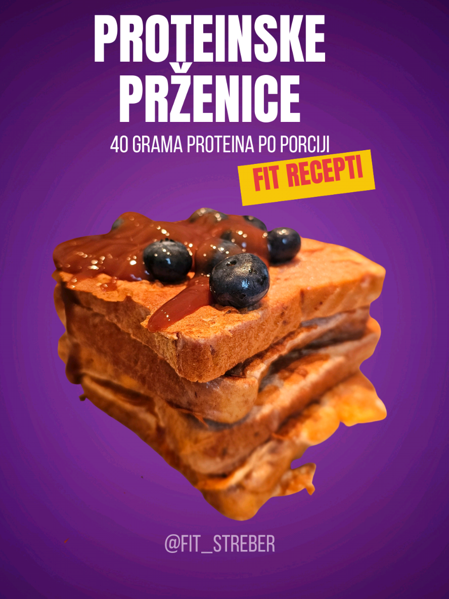 40g proteina za 5 minuta. Brzo, jeftino, realno. Sačuvaj za doručak i zapratite @fit_streber za još ovakvih recepata. 💪🍞 #Fitness #recepti #zdravahrana #mrsavljenje #balkantiktok 
