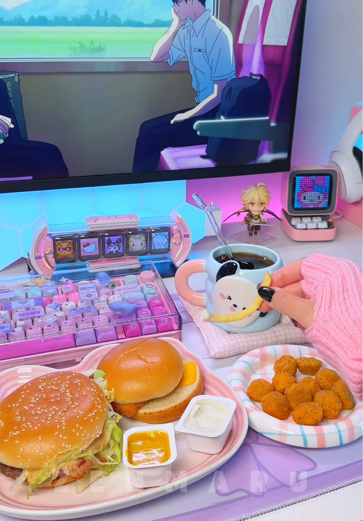 happy nomz~🍔✨ finally Big Tasty and Filet o fish in Polish McDonald’s 👀✨ 🔗for all my stuff in bio . . . #fyp #kawaiiaesthetic #kawaiisetup #asmr #foodasmr 