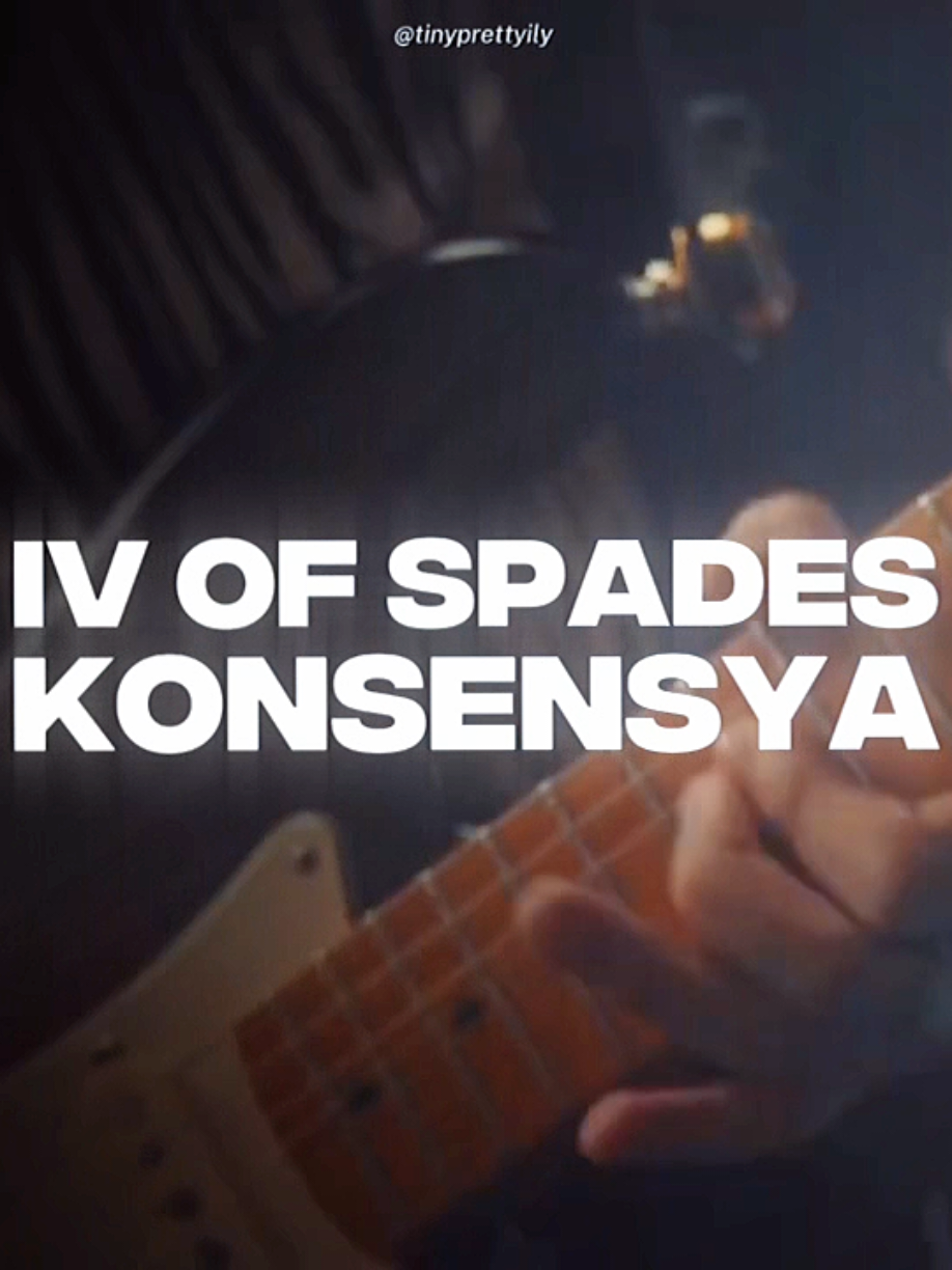 ako lang ba talaga o mayro’n kang gusto sa iba? konsensya // @IV OF SPADES   @zildzildzild @blastersilonga99 @uniquesalongaofficial @hatdogkatalagaeh   #konsensya #ivofspades #ivos #lyrics #tinyprettyily 