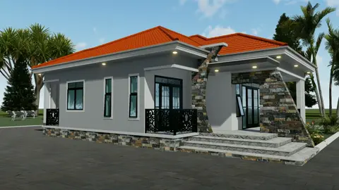 4 bedroom house design.  WhatsApp+256759822713  house design #foryoupage #design #Foryou #viral #architecturaldesign 