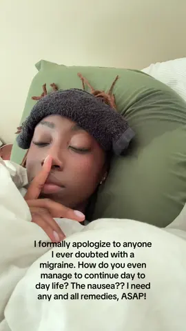 I am a WIMP when it comes to headaches so this is actually my worst nightmare  #migraine #headache #fyp  