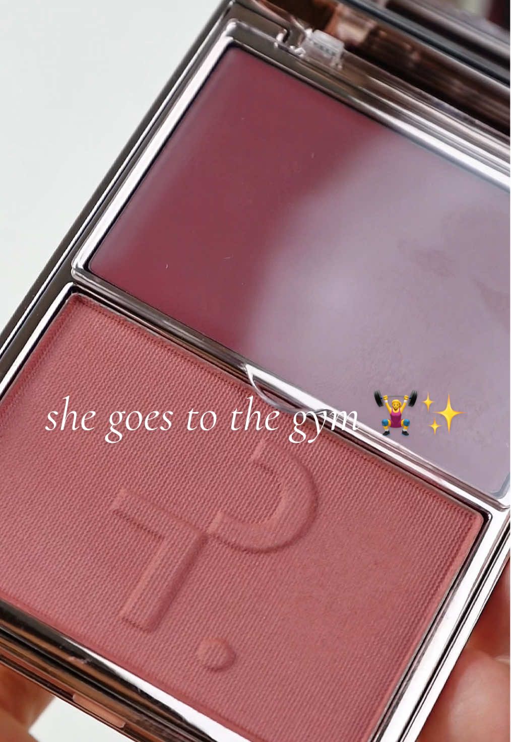 Má hồng phấn và kem @Patrick Ta Beauty Major Headlines Double-Take Crème & Powder Blush Duo màu She goes to the gym - cool mauve rosé 🏋️‍♀️✨💕 #daisyreview #patrickta #reviewlamdep #mahong #blush 