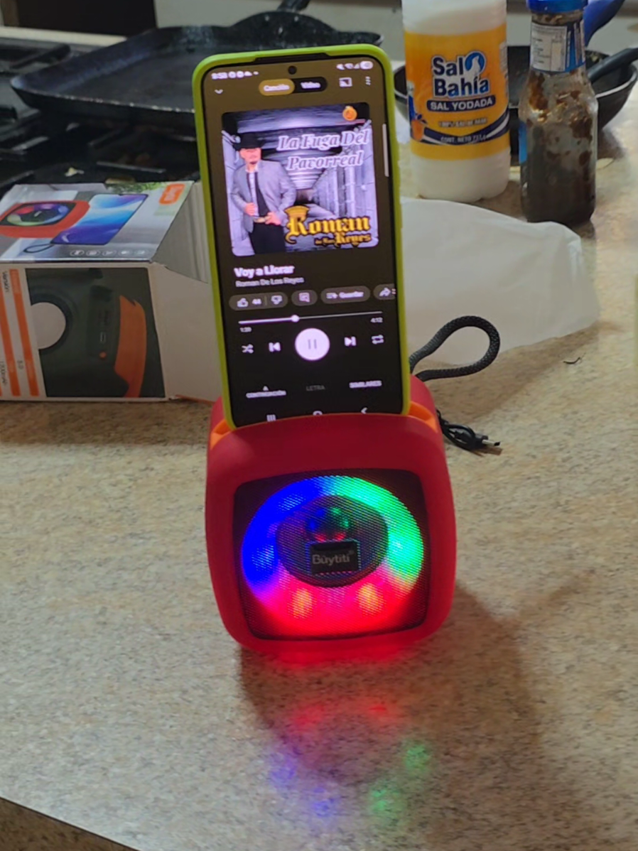 bocina Bluetooth con soporte para celular #ventaquincenal 