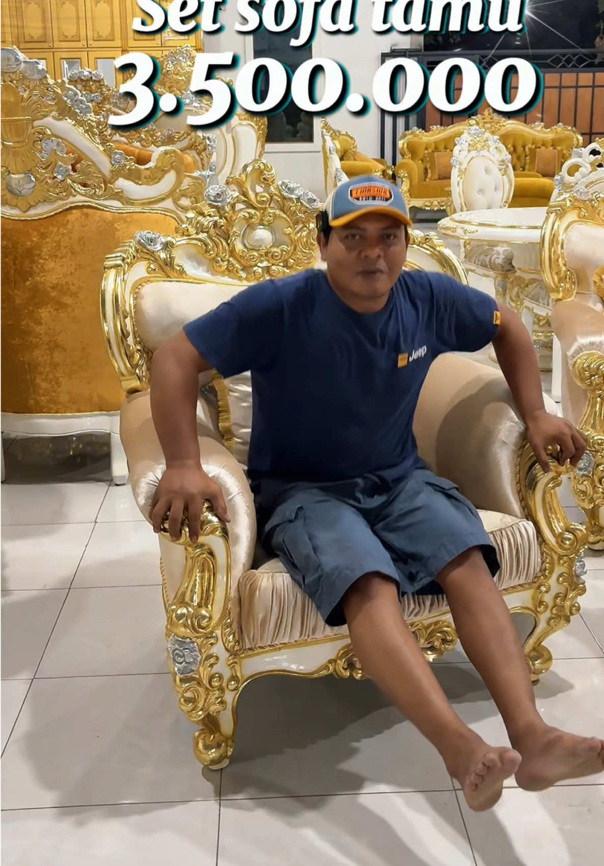 Sofa tamu mewah murah model cincin  bahan kayu jati finishing duco prada untuk pemesanan bisa dp 3.5jt untuk hrg cash 25jt#sofatamujati #sofatamumurah #sofatamu #sofatamujepara #sofatamumewah 
