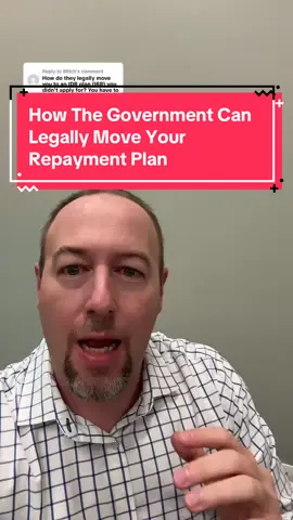 Replying to @Mitch How the government can legally move you from SAVE to RAP, IBR, or Standard plans. #studentloans #saveplan #studentloandebt 