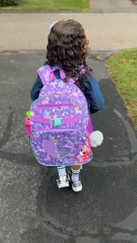 And just like that our baby is off to her first day of Kindergarten 🥹❤️📚✏️🚌