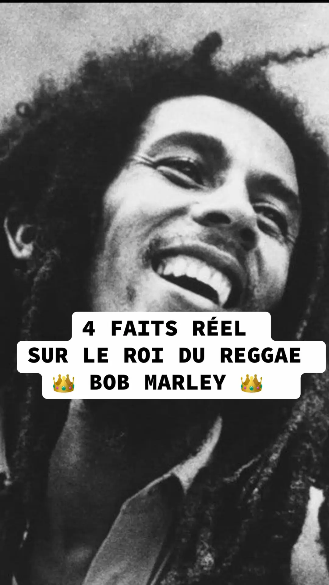 ⭐️ 1. Origine et enfance :  Bob Marley est né le 6 février 1945 à Nine Mile, en Jamaïque. Sa mère, Cedella Booker, était jamaïcaine, et son père, Norval Marley, était un officier de marine britannique. —————  ⭐️ 2. Pionnier du reggae :  Il a popularisé le reggae dans le monde entier avec son groupe The Wailers, mêlant musique, messages sociaux et spiritualité rastafari. ————— ⭐️ 3. Engagement pour la paix :  Lors du One Love Peace Concert en 1978, il a réuni les mains de deux leaders politiques rivaux jamaïcains, envoyant un puissant message de paix et d’unité. ————— ⭐️ 4. Succès et héritage mondial :  Son album “Legend” (1984, compilation posthume) est l’album de reggae le plus vendu au monde. Il est encore célébré comme une icône culturelle et musicale internationale. #bob #legend #reggaeton #pourtoii #bobmarley 