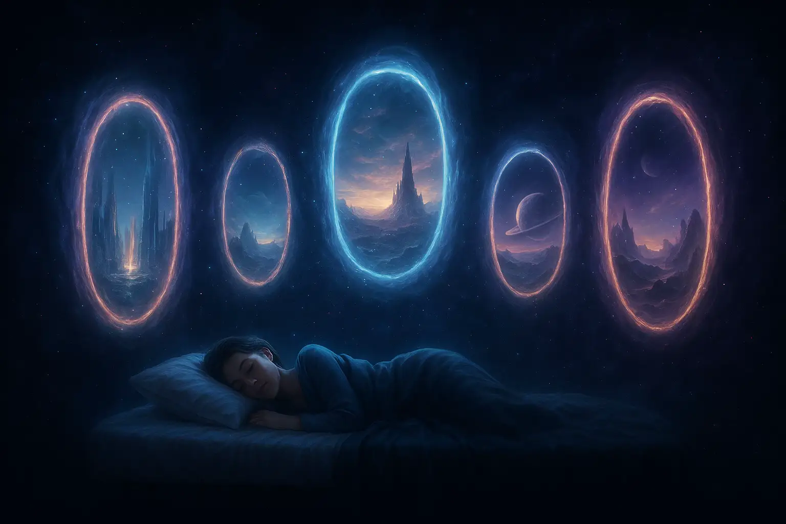 📌 Тема: Сны как окна в параллельные миры Есть теория, что сны — это не просто работа мозга, а реальные путешествия в параллельные миры. Когда мы спим, сознание якобы «отключается» от нашего тела и подключается к другой реальности. Именно поэтому во сне мы можем видеть места и людей, которых никогда не встречали. Присоединяйся к нам 💜 Ловим и создаем свою атмосферу, подписывайся на нас 👉🏽 @_vibe_code_ 💟 #codevibe #подписка #рекомендации #top #vibe