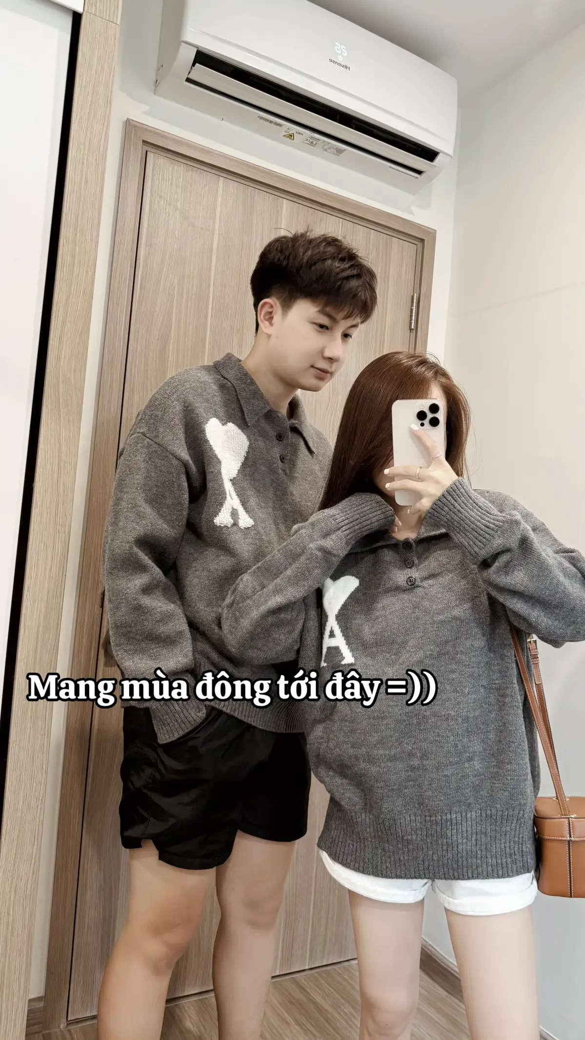 Nháp vài mẫu đồ đông cho couple 🧸 #fyp #xh #outfit #xuhuong #couple 
