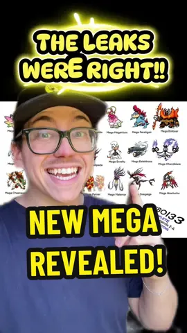 NEW MEGA REVEALED!! The leaks were right.. AGAIN!?! #pokemon #pokemontiktok #pokemoncommunity #pokemonza #news 