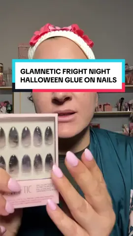Lmk if you want to see my Glamnetic Fall Nails Collection/Haul!! @Glamnetic #glamneticnails #glueonnails #halloweennails #fallnails #spookyvibes 