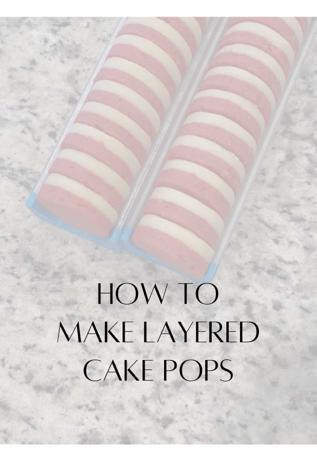 How to make Layered Cake Pops! This is a fun different way to make Cake Pops! You can mix colors and flavors for a fun twist! Thank you to @Simplicity K. Pops for this idea! #cakepops #treatmaker #cakepoptutorial #howtomakecakepops #fyp 