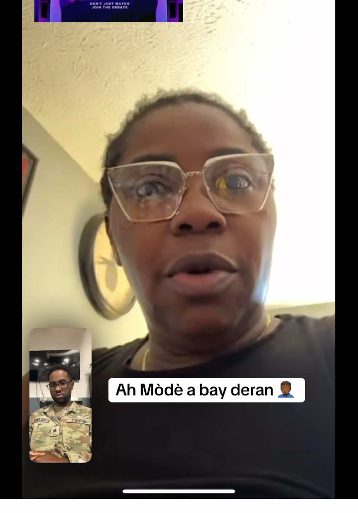 Mòdè a bay deran 🤣 @Jovelie. #alex_kabrit 