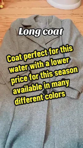 Long coat for the season many colors available #toplili #coat #coats #longcoat #fadhion 