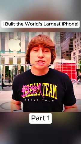 I Built the World’s Largest iPhone!