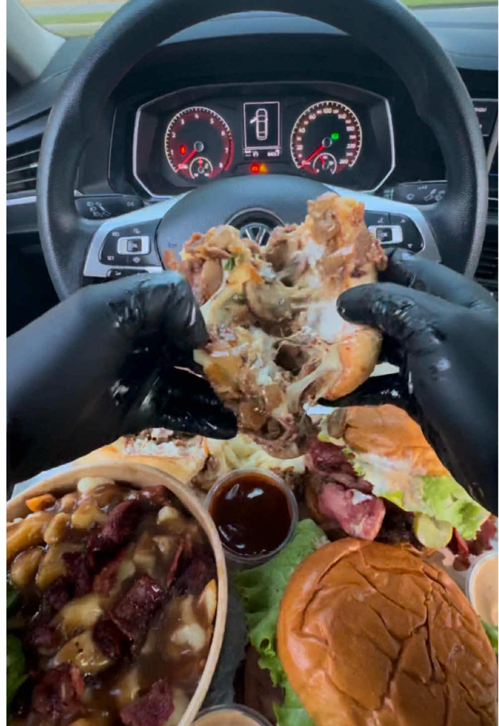 Burger feast from @BurgerTone Canada 🍔🔥 #Foodie #mukbang #eatingshow #pov #fyp #usfoodtok moe eats #asmr #usa #canada 