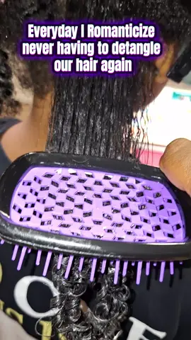 But when the cream leaves the hair soft and detangled its worth the Steps that it takes to moisturize our hair #curlyhairroutine #haircream 