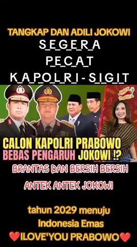Ahir nya Prabowo mengabul kan permintaan an rakyat Listyo Sigit di  pecat oleh Prabowo..semangat pa jendral rakyat selalu di belang mu .