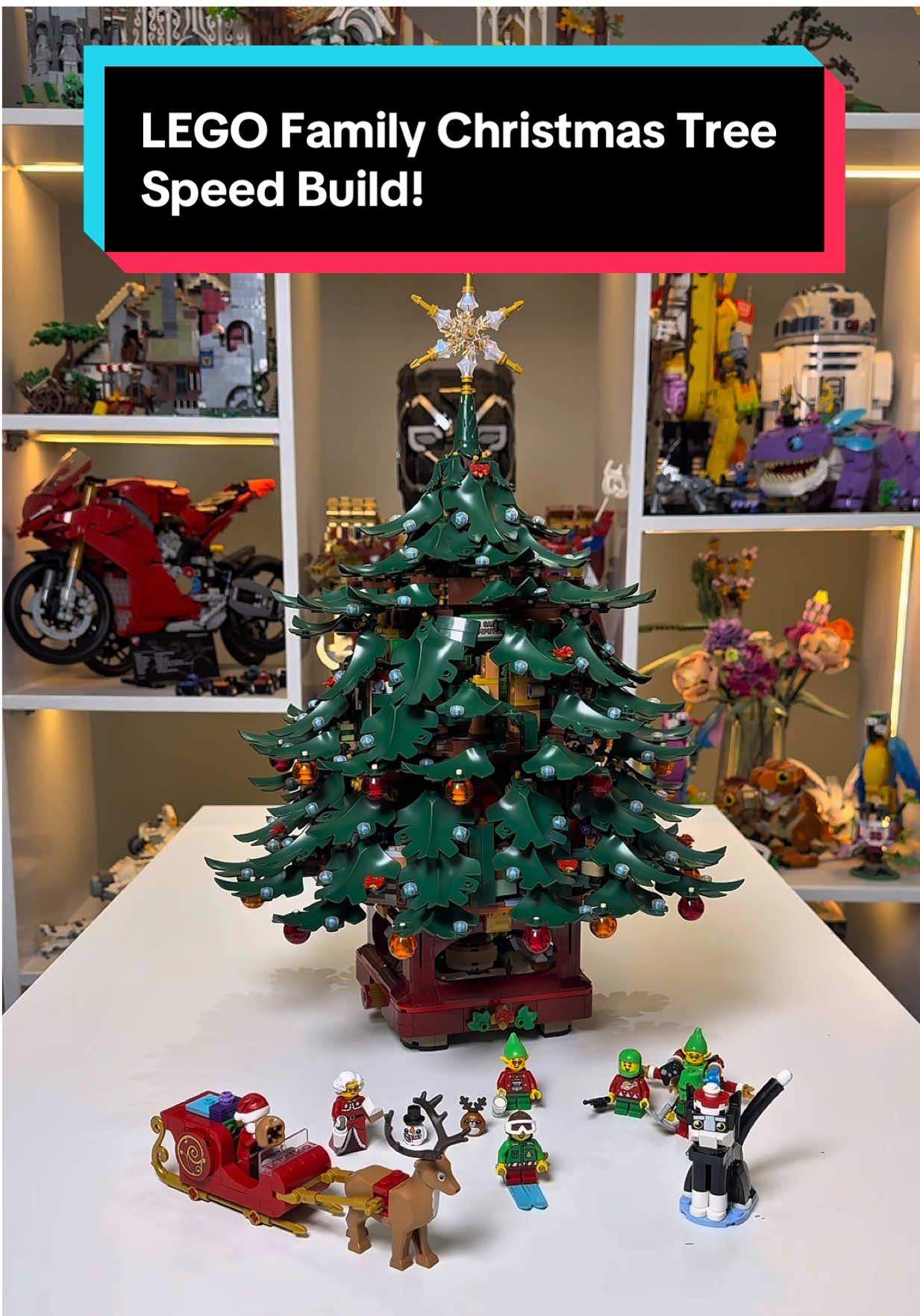 LEGO Family Christmas Tree Speed Build! This set was gifted by The @lego Group as part of the LEGO Ambassador Network. Follow @thebrickpharaoh for daily awesome LEGO #lego #rlfm #reviews #41843 #christmas
