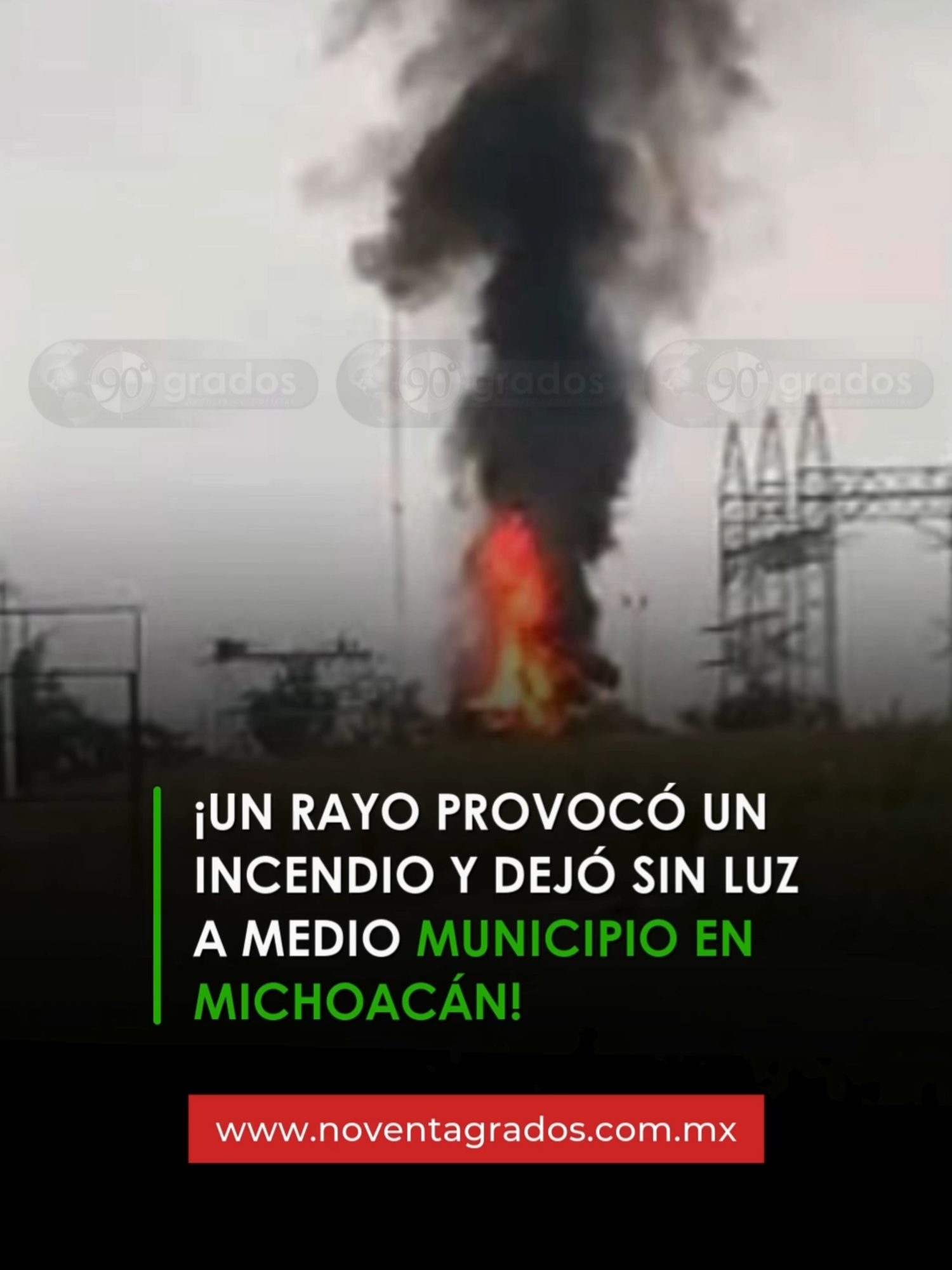 🌩️ ¡La naturaleza sorprendió a Maravatío! Una fuerte tormenta provocó la caída de un rayo sobre una subestación eléctrica de la CFE. ¡Gran parte del municipio se quedó sin luz! Equipos ya trabajan para solucionar el problema y restablecer el servicio. ⚙️⚡ ¿Ya viste lo que pasó? 👇 #Maravatío #Michoacán #TormentaEléctrica #CFE #SinLuz #ClimaMéxico #NoticiasAlMomento #ReelInformativo #ActualidadMX