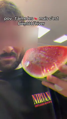 vivement juillet #pasteque #hiver #ete #humour #food 
