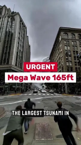A mega-tsunami could wipe out the entire West Coast. 😨😱 #breakingnewsviral #breakingnews #tsunami #apocalypse #disasters 