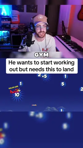 He wants an at home gym #aviamasters #planegame #prophet #workout #landing 