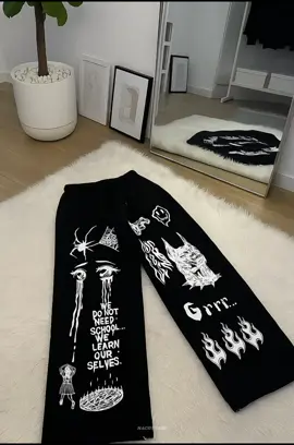 Baggy pants Trackpants Sweatpants oversize fleece unisex #celana #outfitinspiration #viralvideo #fyp 