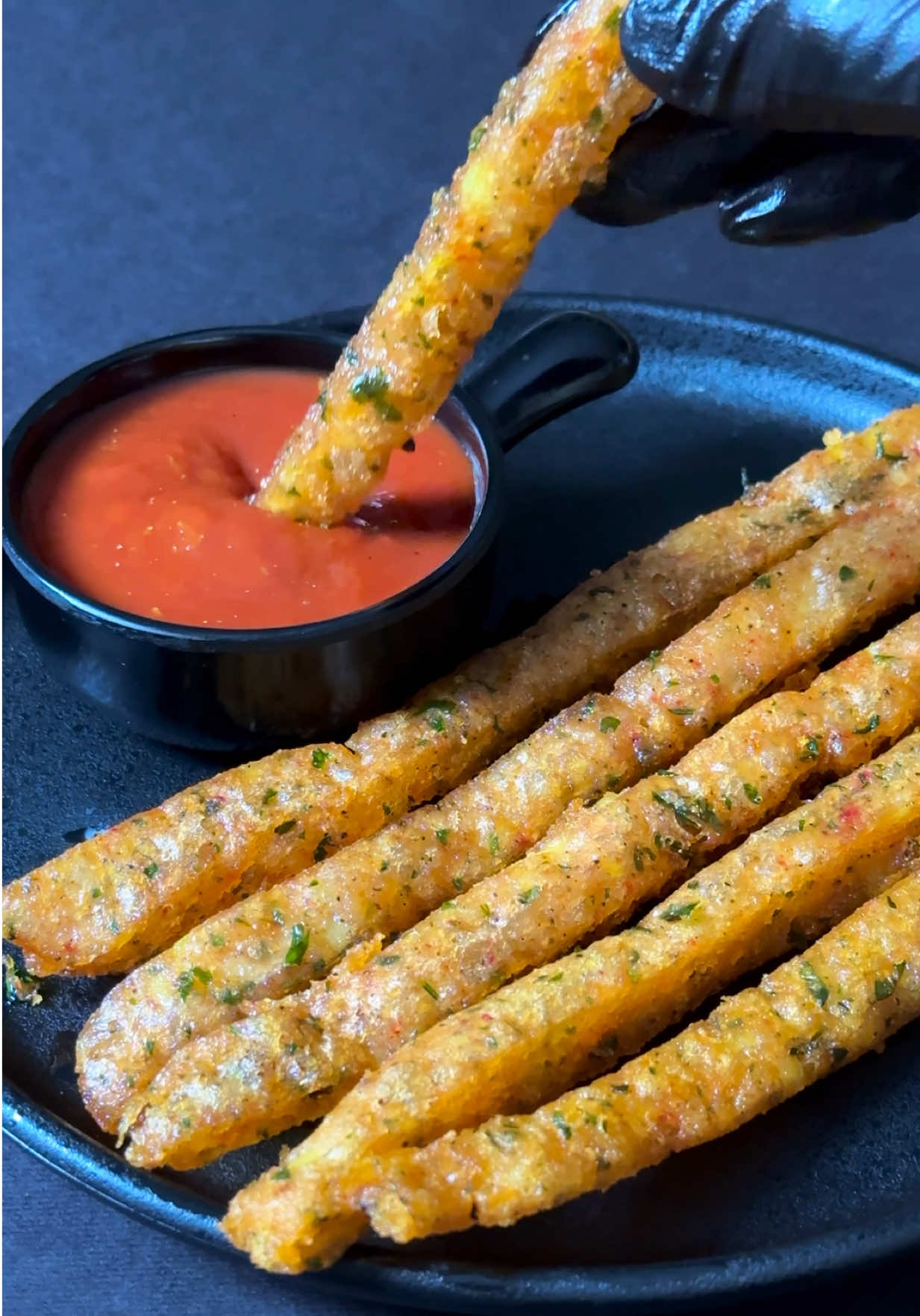 Delicious potato sticks, ingredients on my youtube channel  #asmr #asmrcooking #tiktokfood #snack #potatosticks