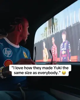 #LewisHamilton is funny for this 😅 (via @ferrari) #F1 #YukiTsunoda #Formula1 #ESPNsocial 
